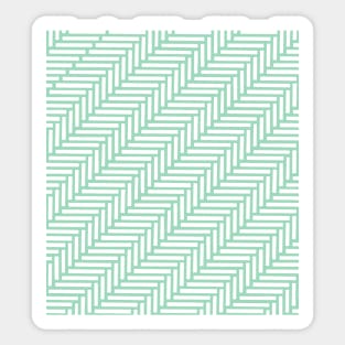 Herringbone 45 Mint Sticker